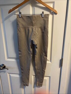 SET Active Kids High-Waist Leggings - Taupe